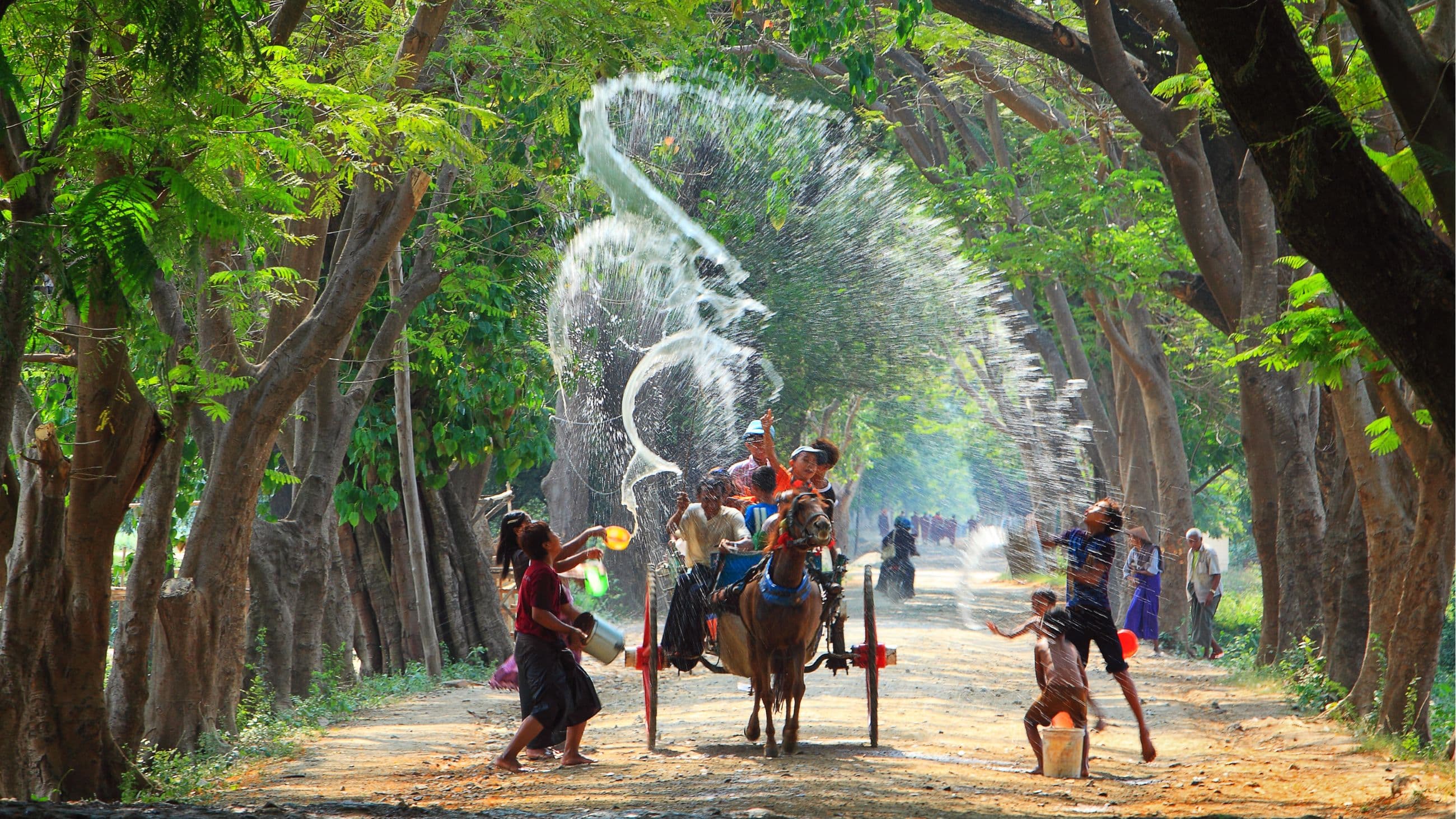 Water Festival And Myanmar New Year 2